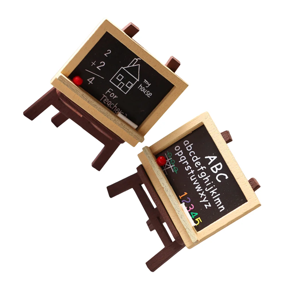 

Accessories Easel Ornaments for Kids Brush Wooden Miniature Easels Child Models