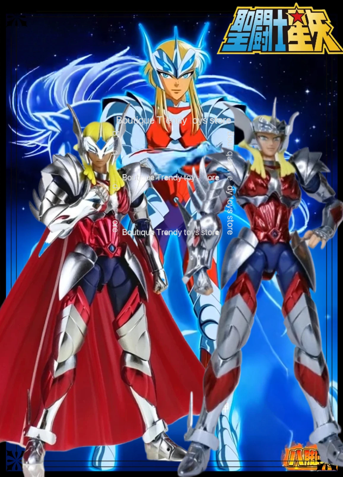 

New MST Saint Seiya Myth Cloth EX 2.0 Merak Beta Hagen Figure Asgard God Warrior Knights of The Zodiac MST Collection Model Toy