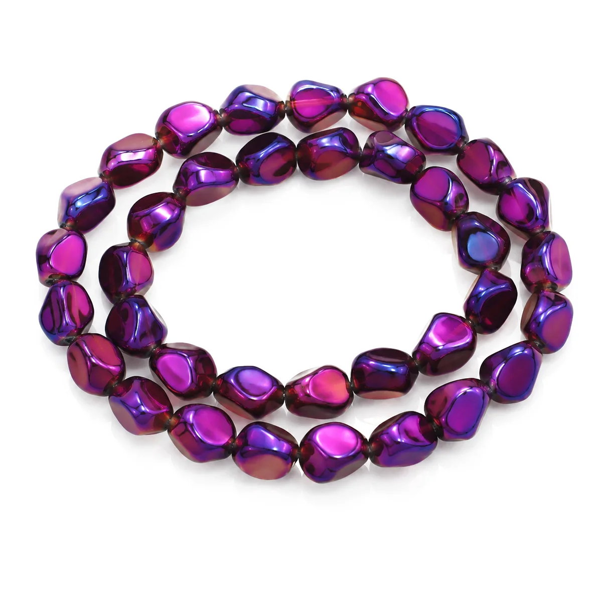 6mm 40/60/120Pcs Purple Stone Crystal Glass Loose Beads for Making DIY Bracelets Necklaces Keychains Various Jewelry Accessories