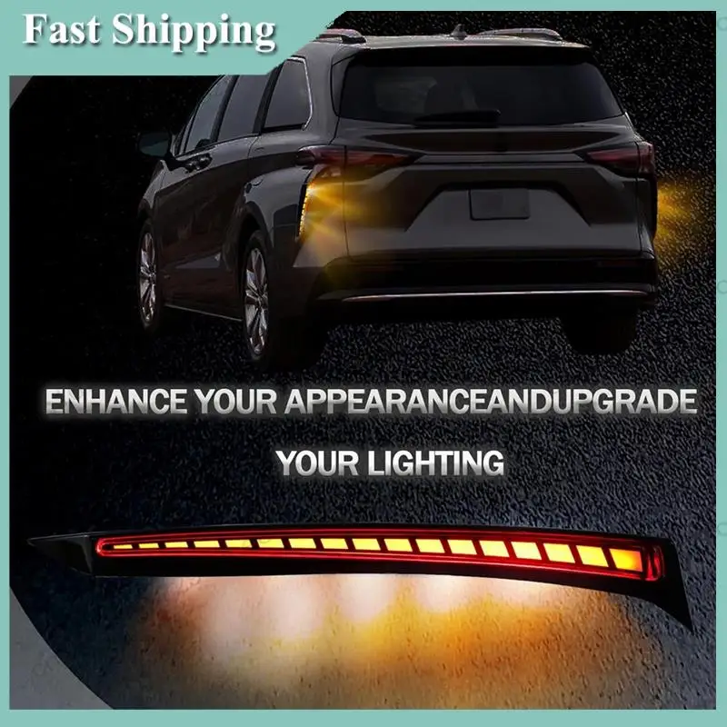 -A01R Brake Lights Sequential Turn Signal Function For Toyota Sienna 2021-2023 Rear Tail Light Replacement Parts Accessories Lam
