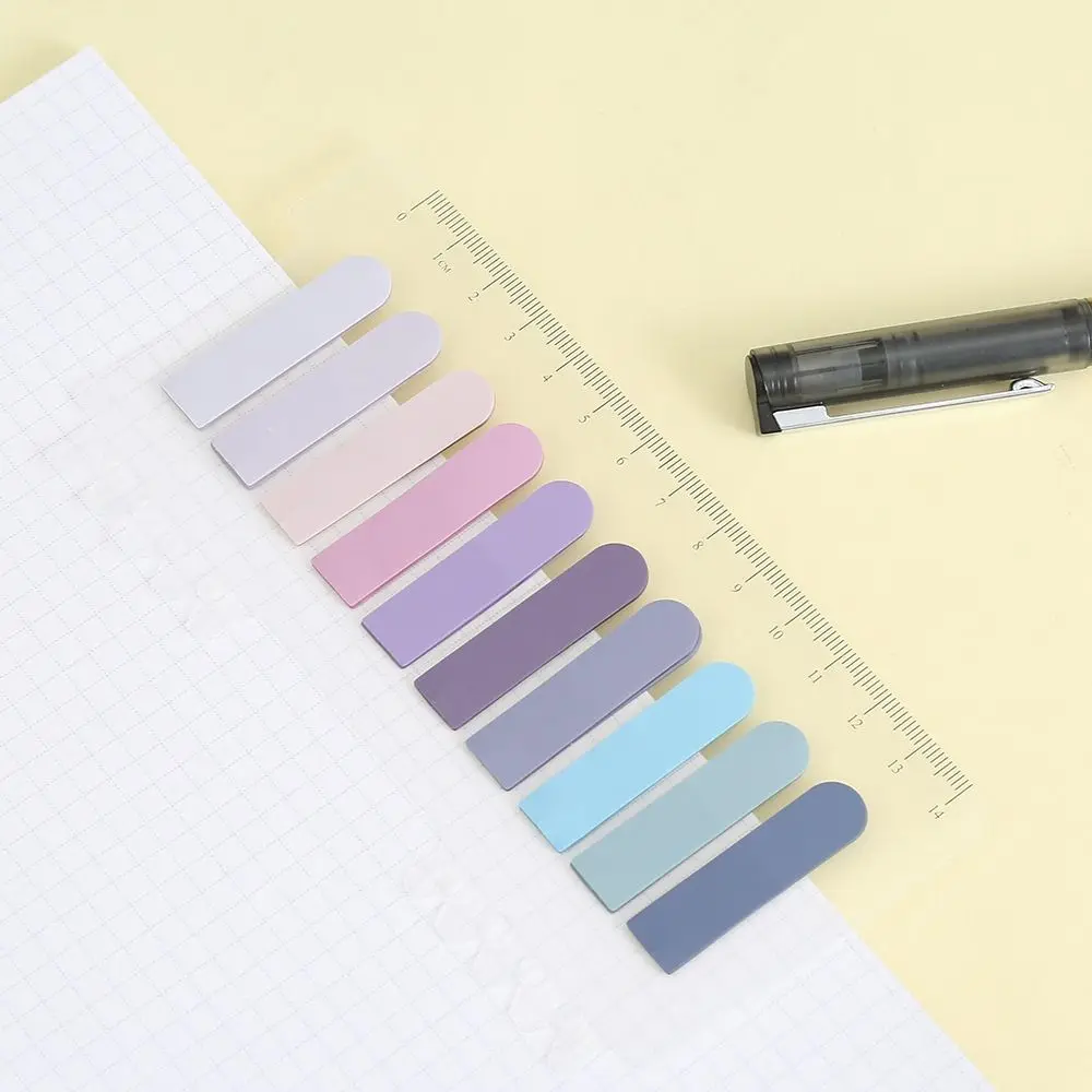 Strip Office Supplies DIY Decoration Reading Label Label Bookmark Tagging Stickers Index Notes Paper Index Stickers with Ruler
