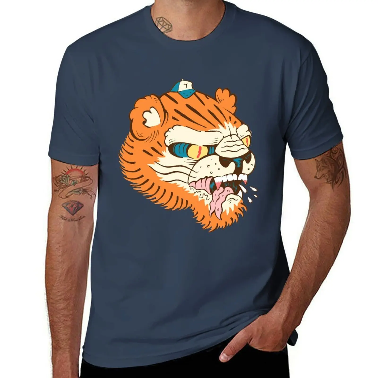 

Toni the Tiger T-Shirt black cotton t-shirt plain for man package t shirt man casual T-Shirt