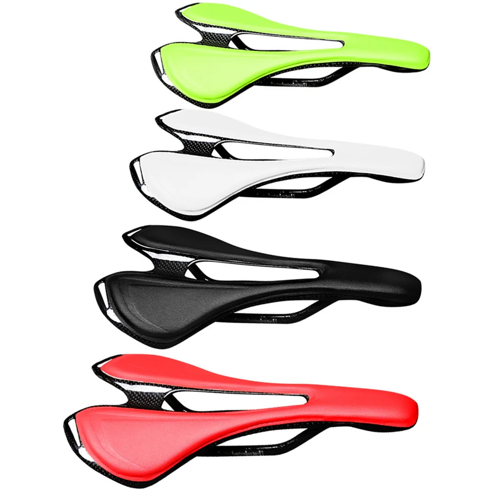 

Carbon Fiber 110G Bike Saddle 270X143MM Super Light Road MTB Racing Soft Seat Cushion Saddles Cycling Parts Bicycle Accessories