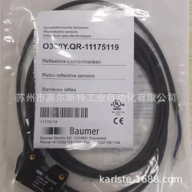 

2025 [New Original] O300Y. QR-11175119 Baumer BAUMER Photoelectric Switch Sensor Bargaining