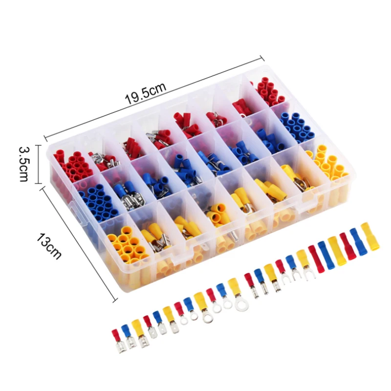 400pcs cold pressed terminal set 30 terminal box cold pressed terminal combination