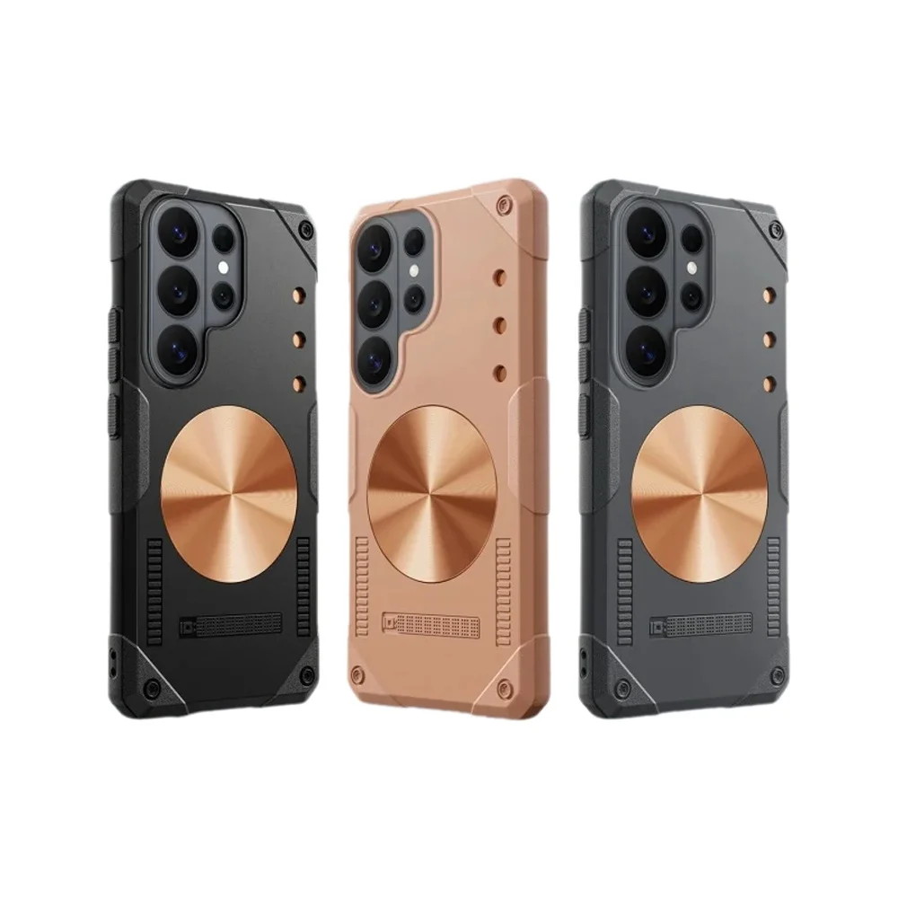 Czerwone miedziano-grafenowe etui termoprzewodzące do telefonu Samsung Galaxy S26 S24 S23 S22 S25 Ultra, odporne na wstrząsy, silikonowe etui ochronne. — zdjęcie produktu 7