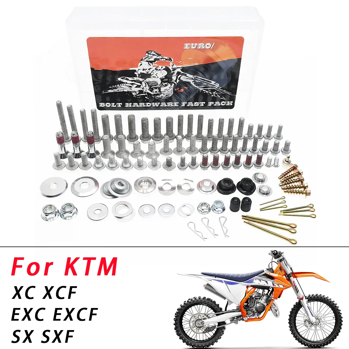 Hardware Bolt Full Plastics Fastener Kit For KTM SX XC XCF XCWF SXF EXC EXCF XCFW 150 200 250 300 350 400 450 500 2003-2021 2024