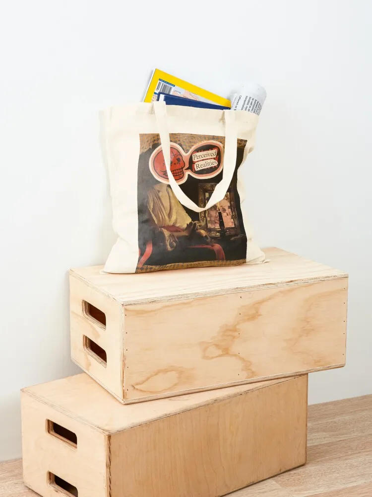 Perceived Reality Tote Bag shopper bag women canvas tote bag woman eco pack reusable shopping bags