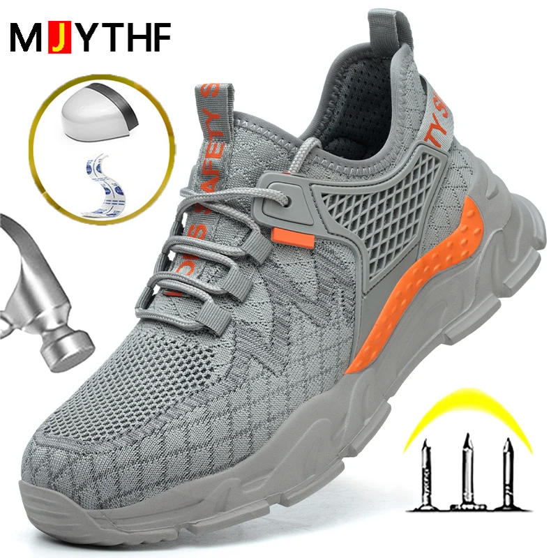 Insulation 6KV Security Shoes Men Anti-smash Anti Puncture Work Safety Shoes Breathable Light Steel Toe Shoes Work Sneakers