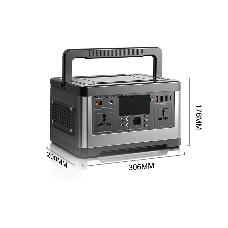 

Portable 220V Lithium Ion Generator Solar with Metal Structure Equipped with Lithium Ion Battery and Solar Charging Panel