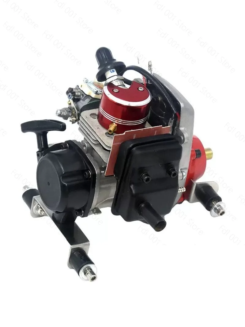 26cc ship model oil engine, remote control model racing single-cylinder water-cooled pull engine, two-stroke ignition