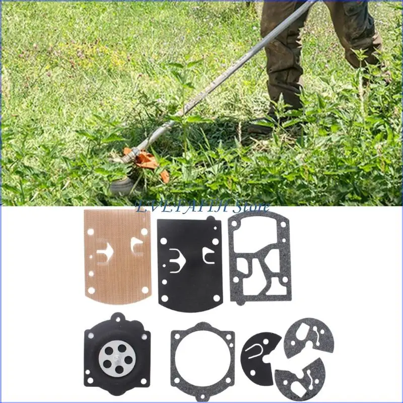124B Chainsaw Accessory Easy Installation Rebuild for 37-1 Carburetor Repair Assembly Spare Parts Long Service Life