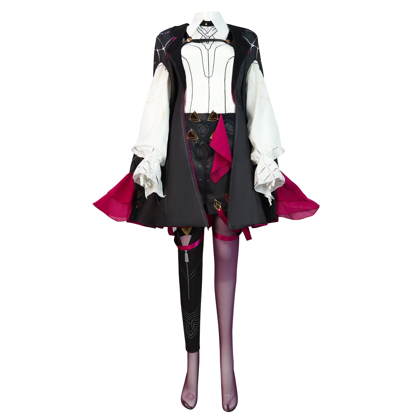 Kafka Cosplay Costumes Honkai Star Rail Suits Wig Shorts Sexy Outfits Halloween Role Play Clothing Full Set Uniform for Women