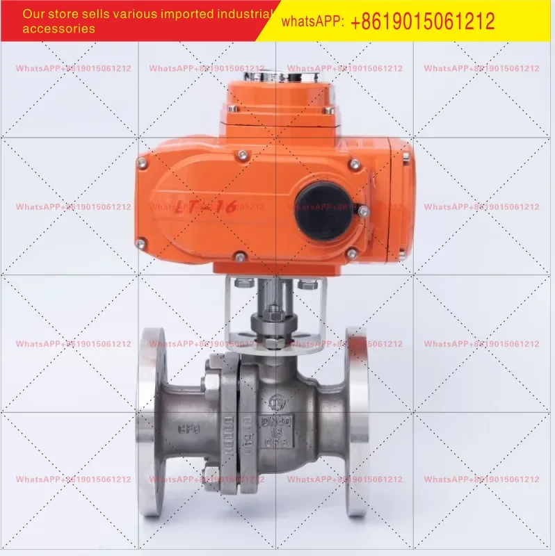 1 piece Q941F-16P electric stainless steel flange anti cracking ball valve DN50 65 80 100 125 150