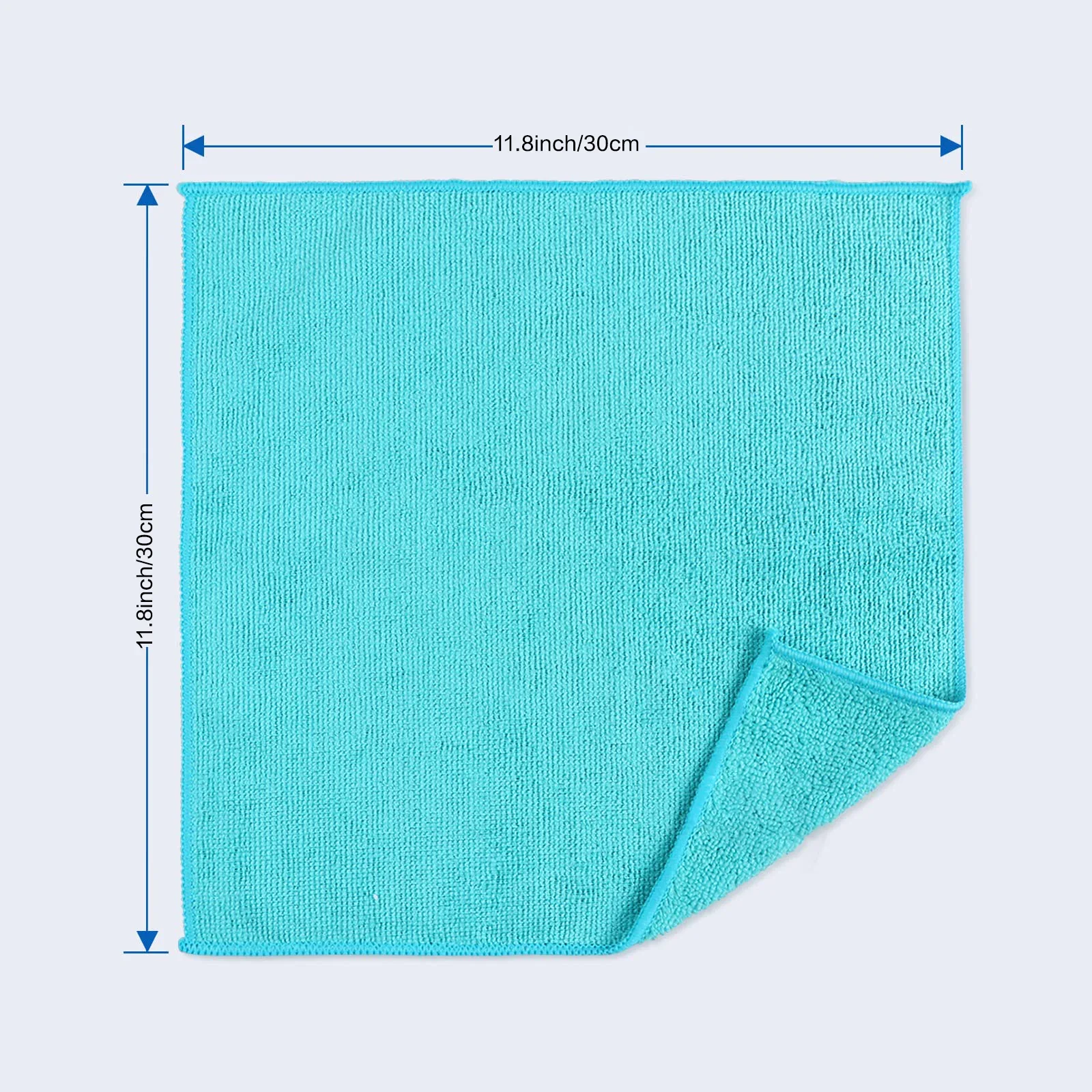 4/8/12 Packs 30x30cm Microfiber Cleaning Cloth with 4 Color Assorted, Mix Color Scrubbing Wash Cloths,Dish Towels Sets