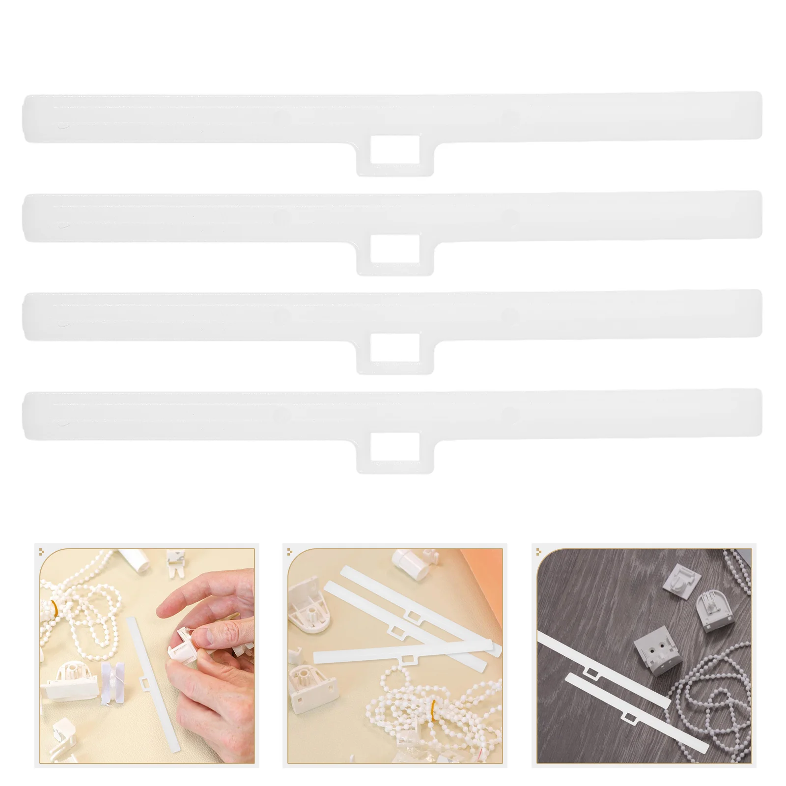 30 Pcs Hanging Curtain Piece Vertical Blind Slat Repair Reinforcement Hangers Accessory