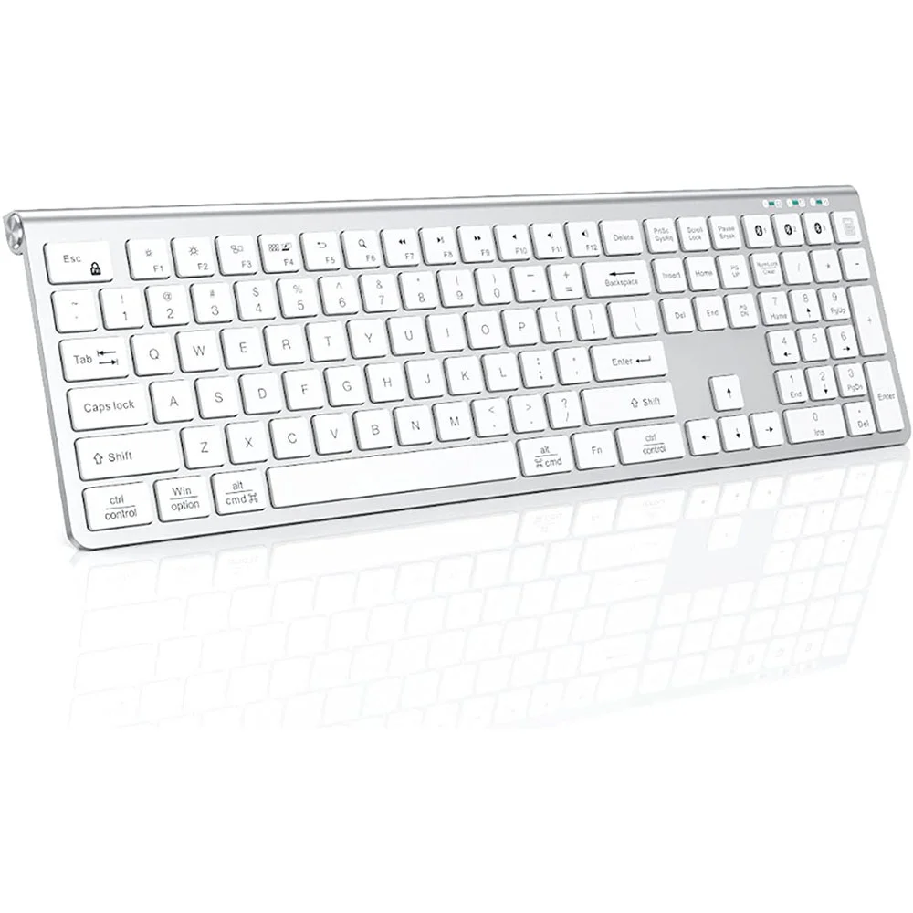 Draadloze Bluetooth 5.0 Toetsenbord Type-C Oplaadbare Toetsenbord Voor Macbook Pro Air Imac Iphone Ipad Pro Air Mini Windows Linux