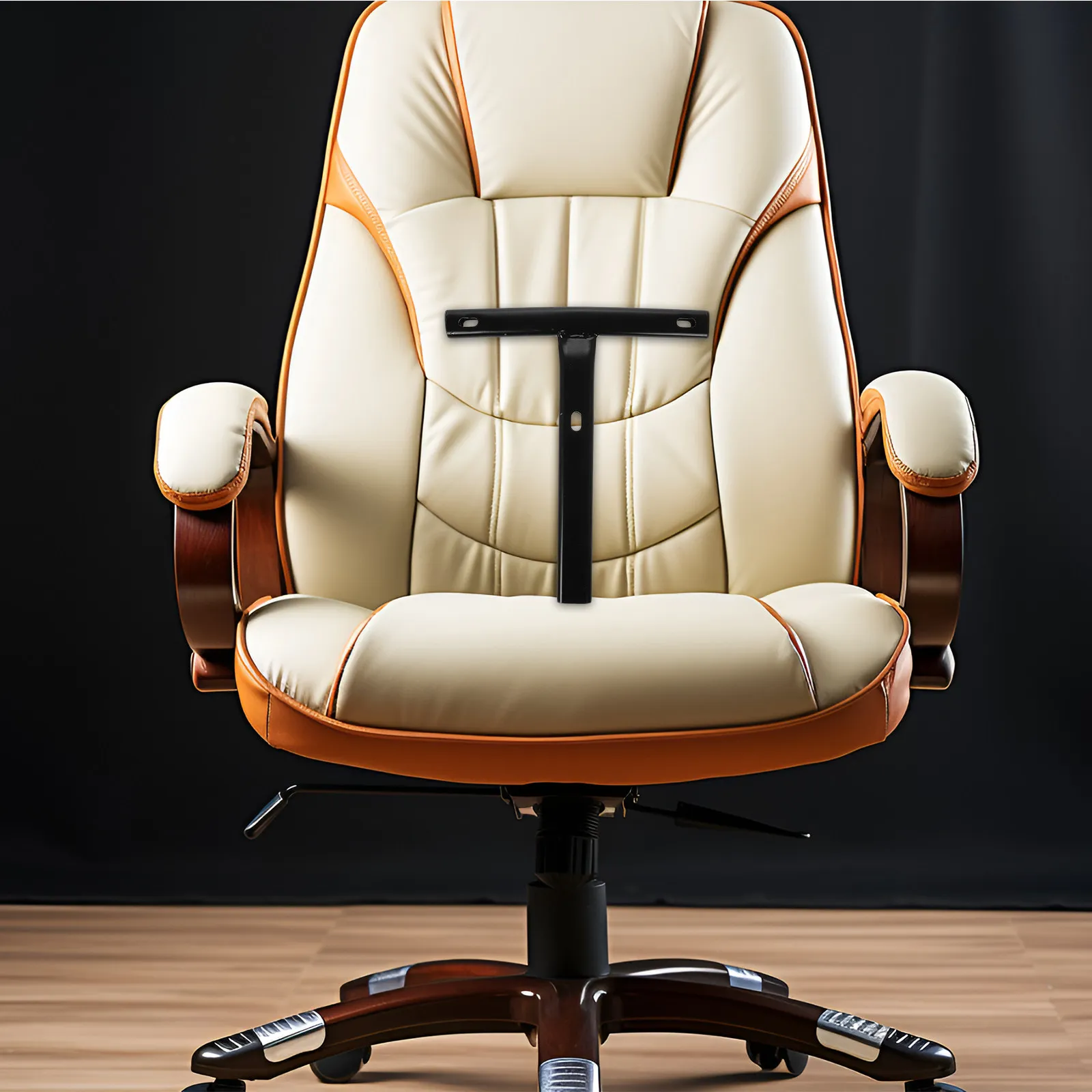 Thickened Steel T Bar Back Support Rod for Reclining Chairs Barber Salon Tattoo Pedicure Office Swivel Gaming Chairs Chair