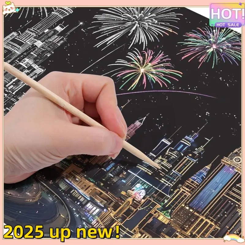 Classy-Handmade Accessories Adults Scratching Drawing Decompression Tool Toy Scraping Painting Birthday Gift DIY Craft