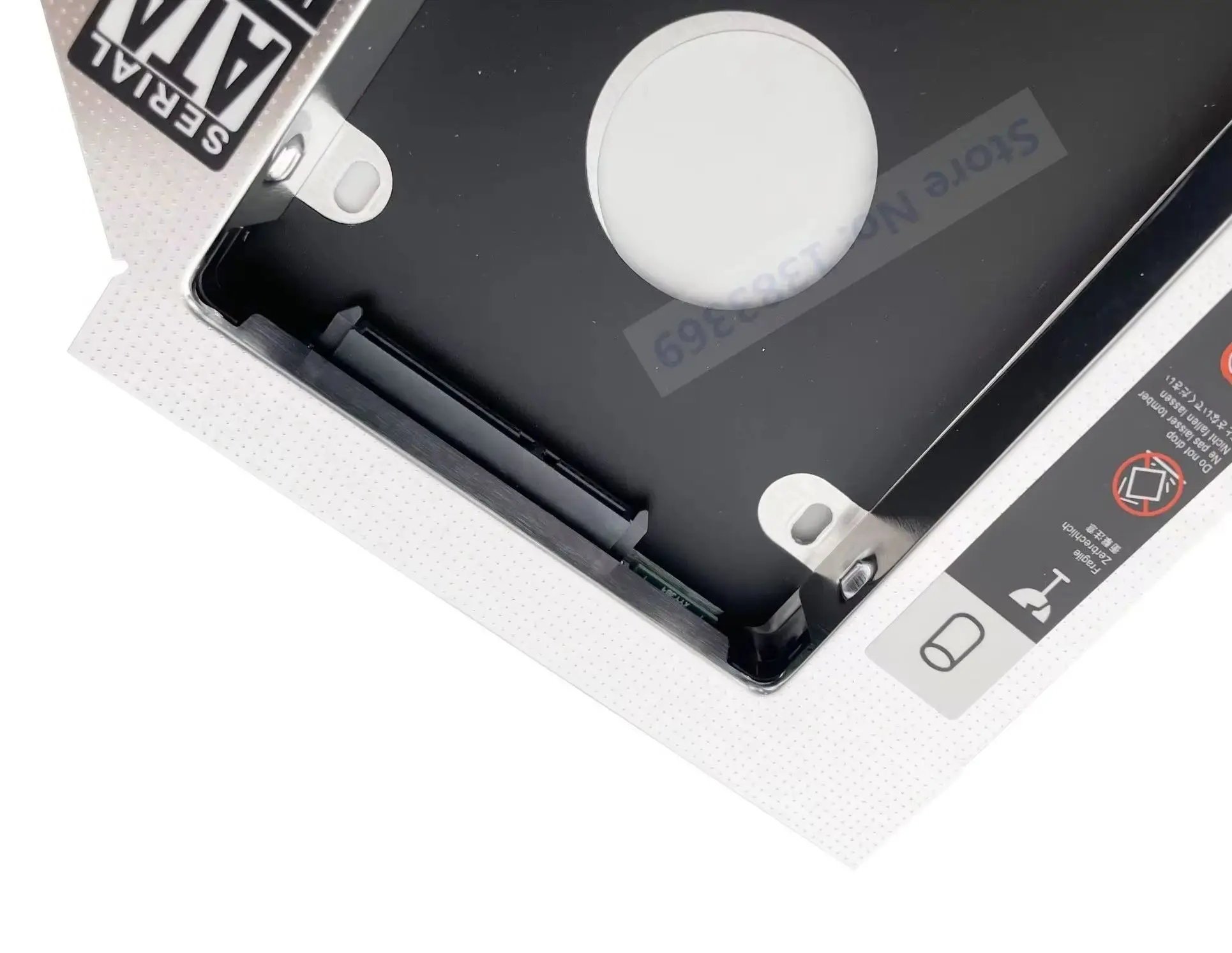 Universal 12.7mm 2nd 2.5 Hard Drive HD SSD Optical bay Caddy Frame for Dell Studio 15 17 1535 1536 1537 1555 1557 1558 1735 1747