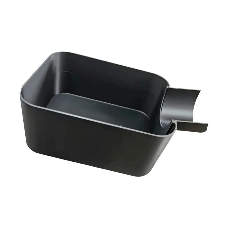 Laundry Room Water Collection Tray 19 X 8 X 8 Side Clip Drain Basin with Hose Guide for Daily Washer Runoff Use