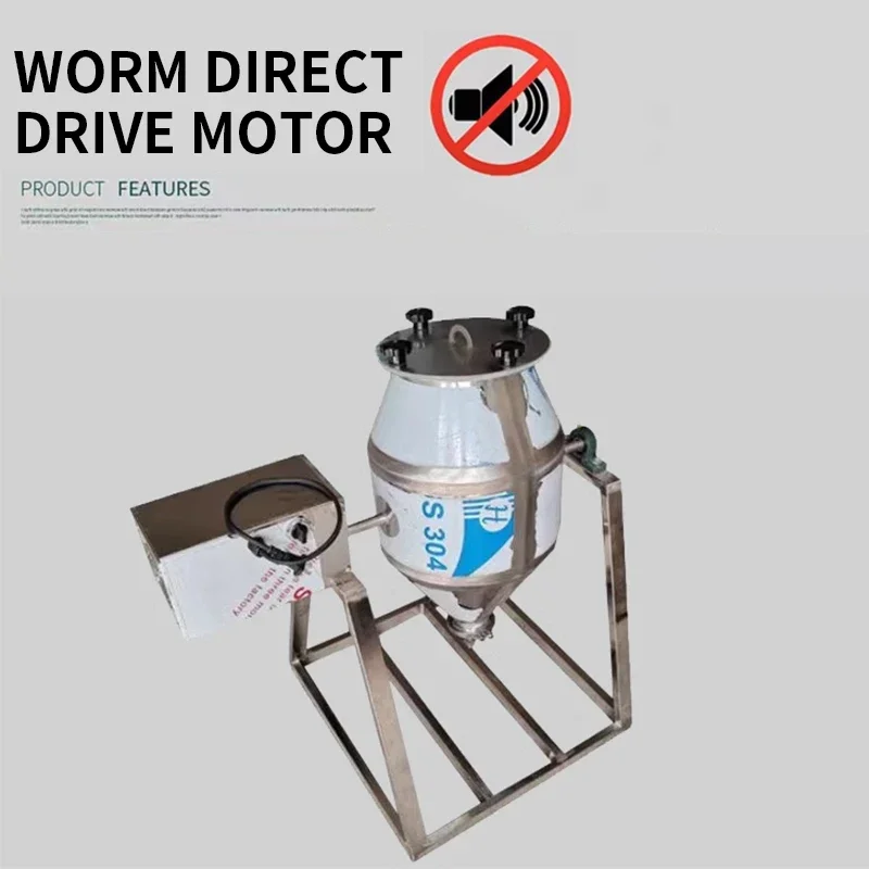 Small Powder Mixing Machine Herb Nutrition Animal Feed Powder Mixer Commercial Home Food Powder Premix Blender Machine