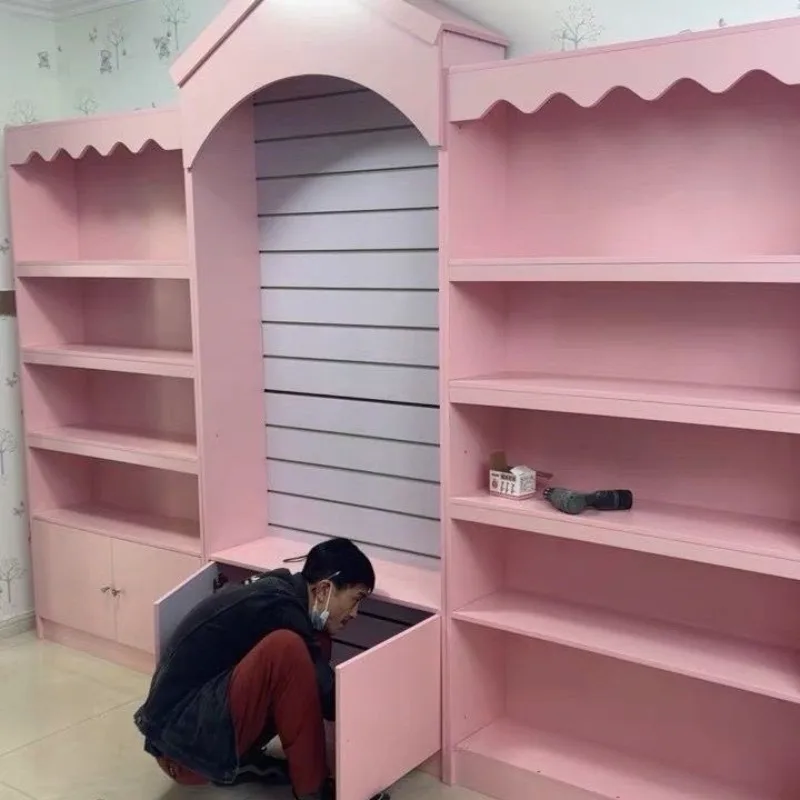 Maternal and infant display cabinet Toy shelf Milk powder display cabinet