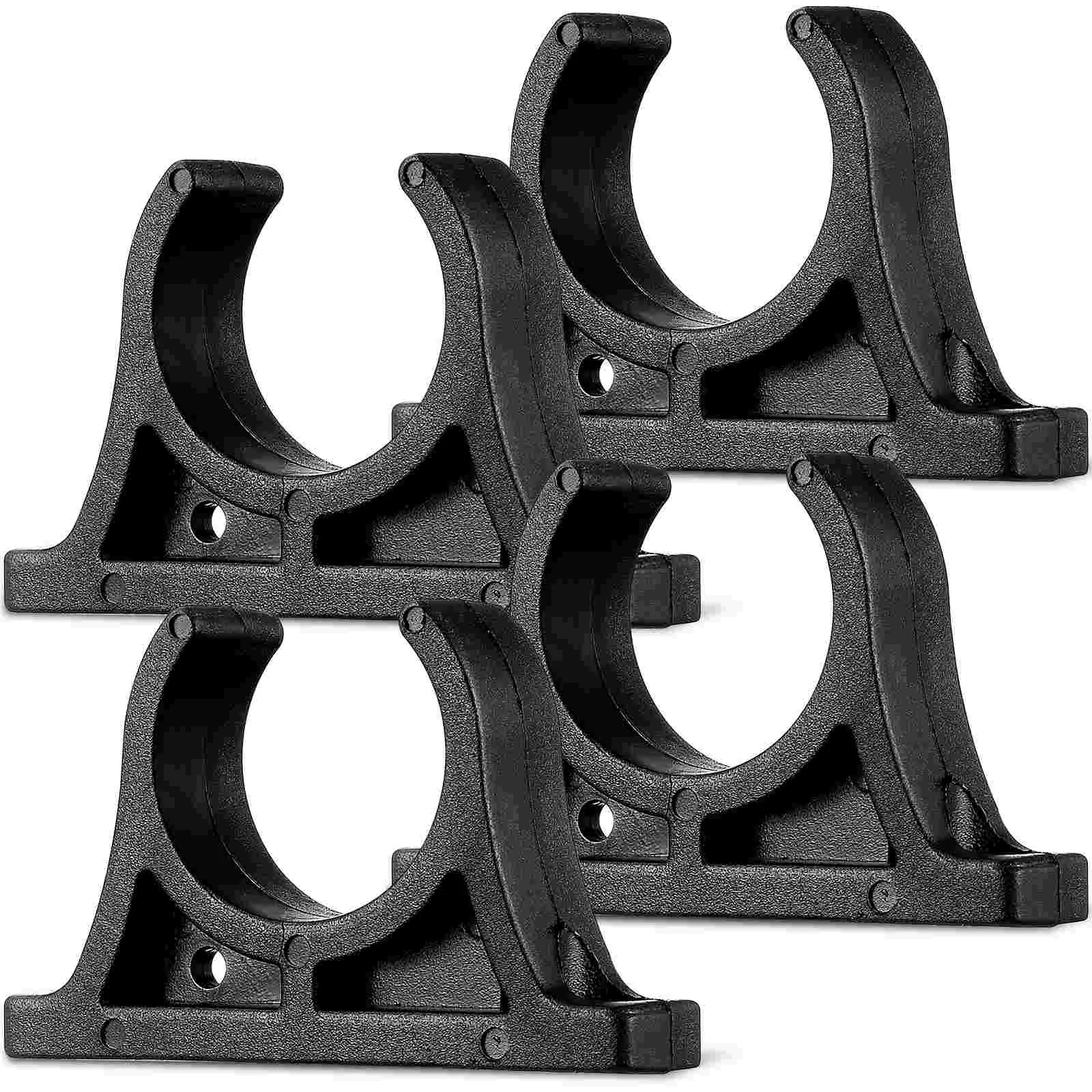 

4 Pcs Shelf Kayak Paddle Holders Fixing Buckles for Bracket Boat Grips Clip Clips