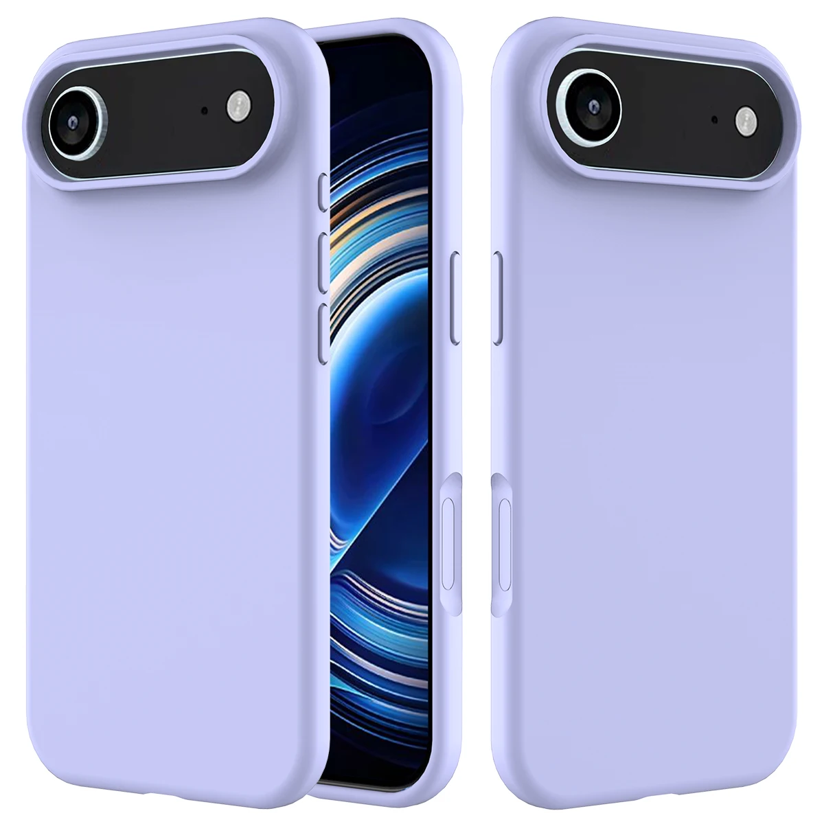 Mode Reine Farbe Original Flüssigkeit Silikon Fall Für IPhone 17 Pro Max Air 16 15 14 13 12 Haut-freundliche stoßfest Schützen Abdeckung