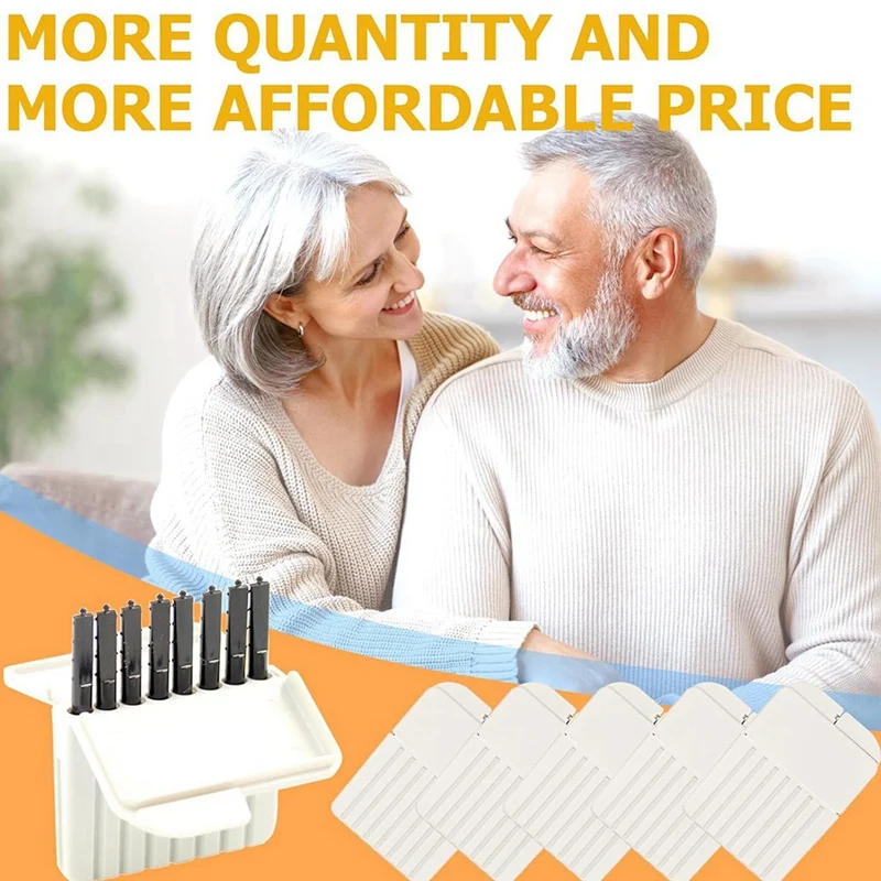 AA81-Wax Filtry ochronne do aparatów słuchowych Cerustop, filtry woskowe do aparatów słuchowych Pasują do resoku, Phonak, Widex 5 szt.