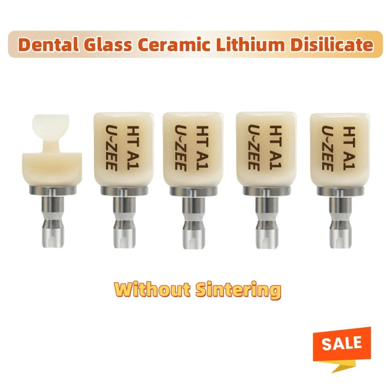 

5Pcs/Box C14 No Sintered Dental Lithium Disilicate Blocks Glass Ceramic Emax Cube Dental Lab Materials LT/HT for CAD CAM Milling