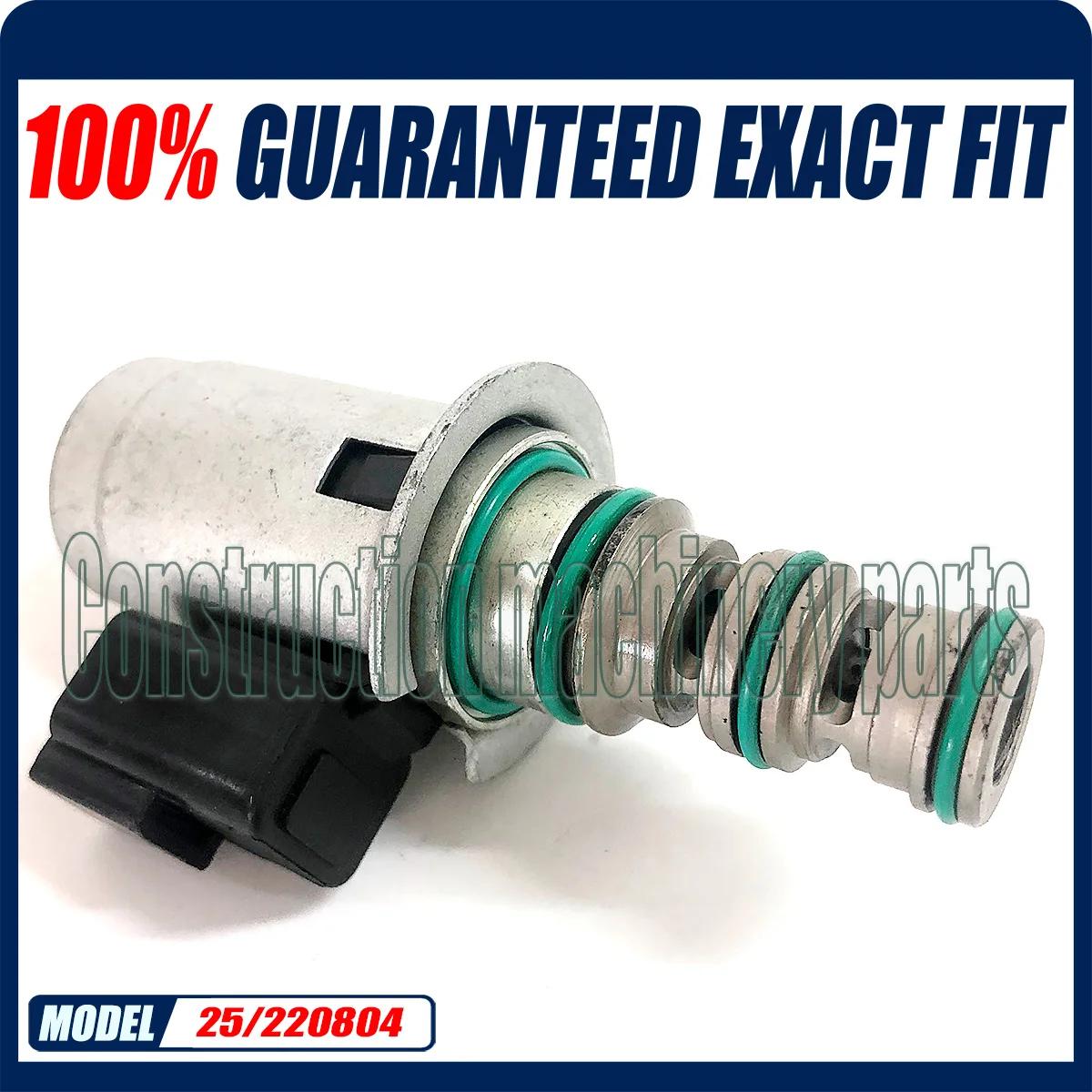 25/220804 12V Solenoid Valve Assembly 25-220804 2522080For JCB 1400B 1550B 1600B 1700B 214 215 216 217 3C 3CX 3D 3DX 4C 4CN 4CX