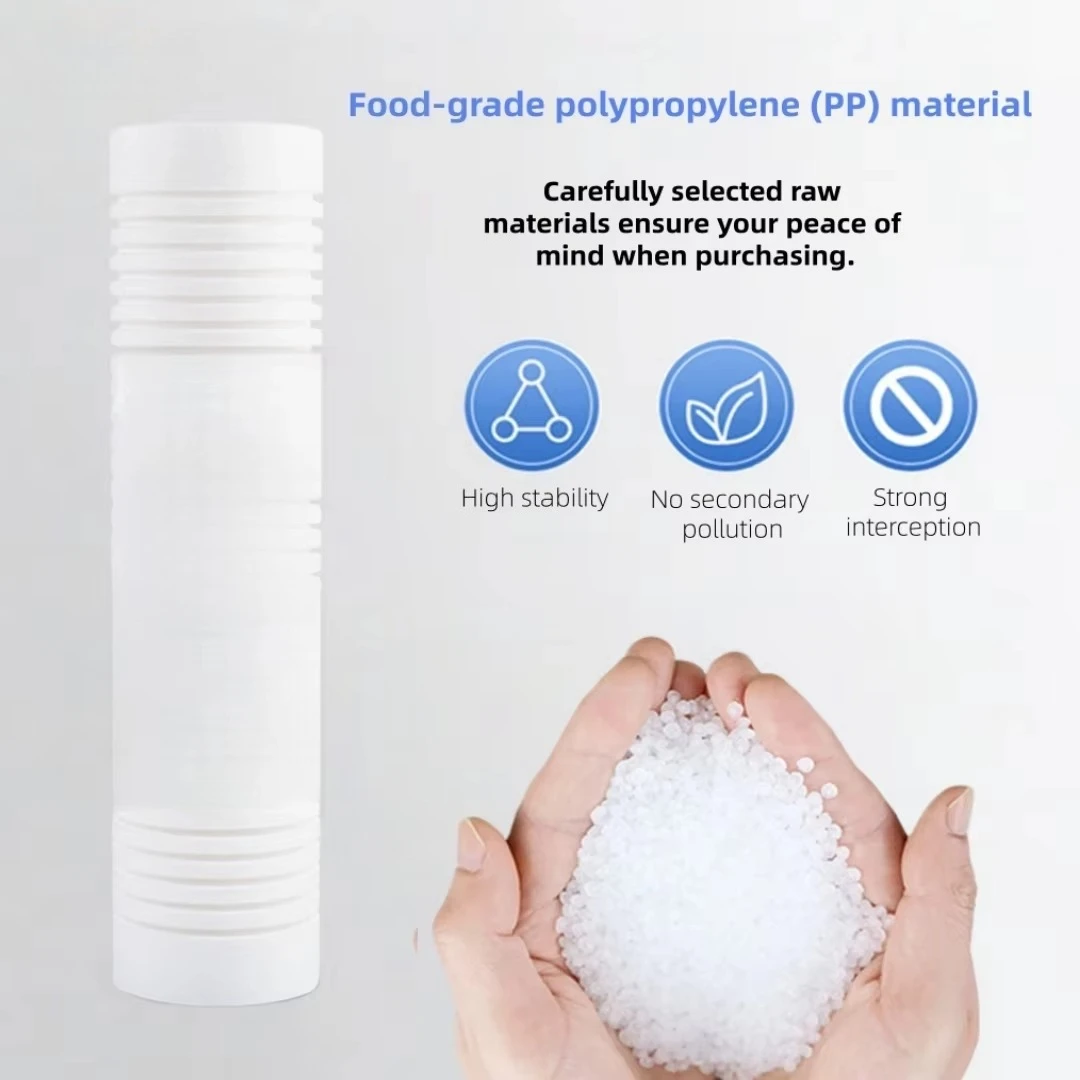 

Household 10"*2.5" 1-5 Micron PP Melt Blown Filter Cartridge PP Water Filter for Drinking Water/tap Water/well Water
