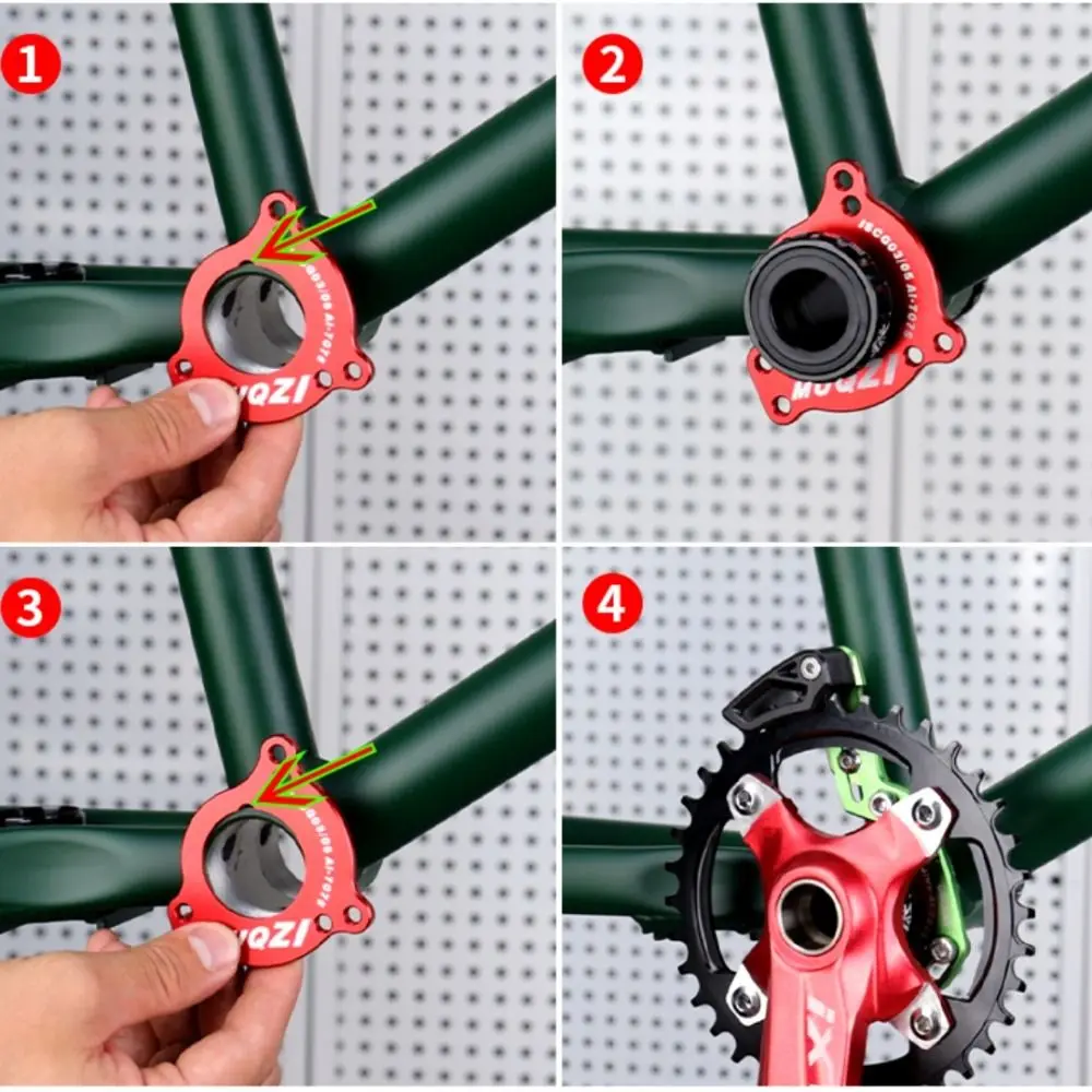 7075 Aluminum Alloy Bike Chain Guide ISCG ISCG03 ISCG05 High Strength Bottom Bracket Adapter Universal Wear-resistant