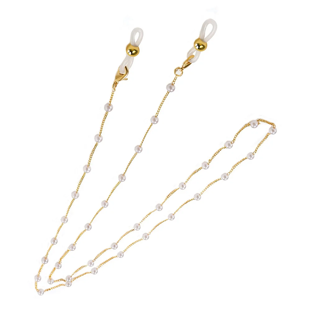 

1Pcs Eyeglass Chain Delicate Pearl Anti-Slip Glasses Strap Eyewear Rope Hanging Strap Eyeglasses Accessories Eyeglass Chain