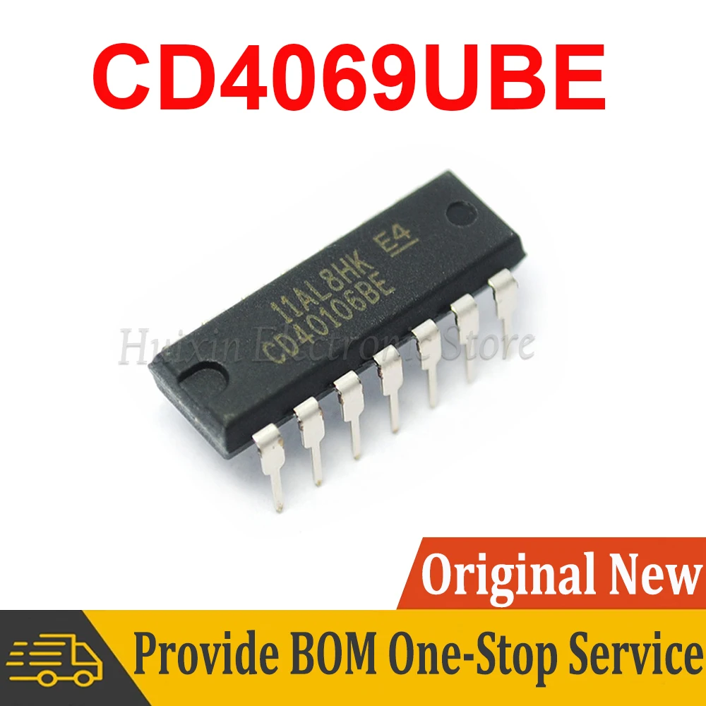 10pcs CD4069UBE DIP14 CD4069U DIP CD4069 DIP-14 CD4069BE New and Original IC Chipset