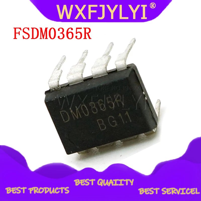 10pcs/lot FSDM0365R DM0365RB DM0365R DIP-8 Power Switch IC