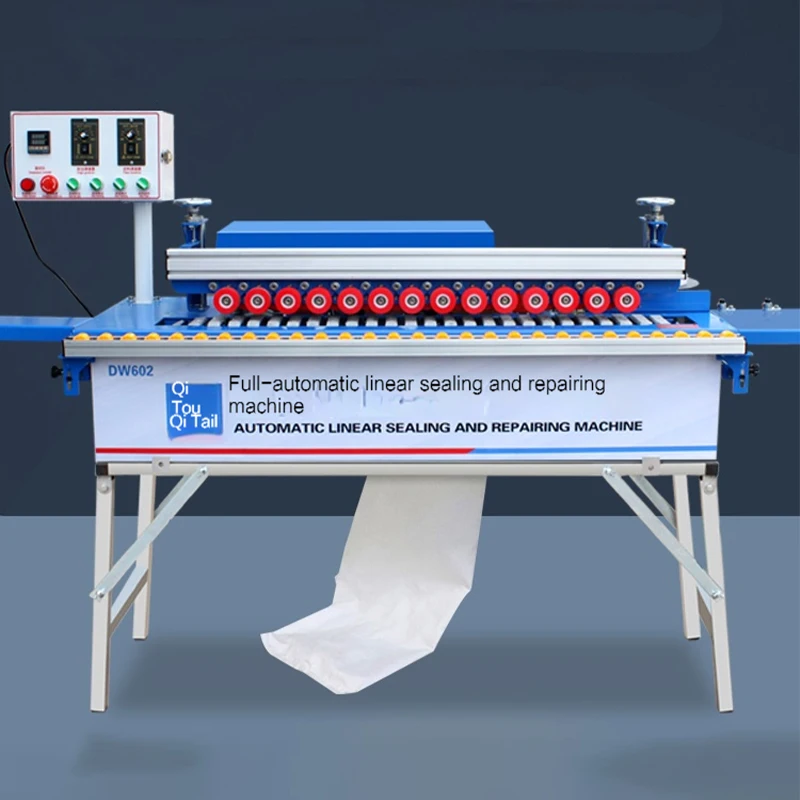 

DW602 Woodworking Edge Banding Machine with Trimming Banding and Cutting Woodworking Bander Machine 220v/110v 4200w 0-50MM