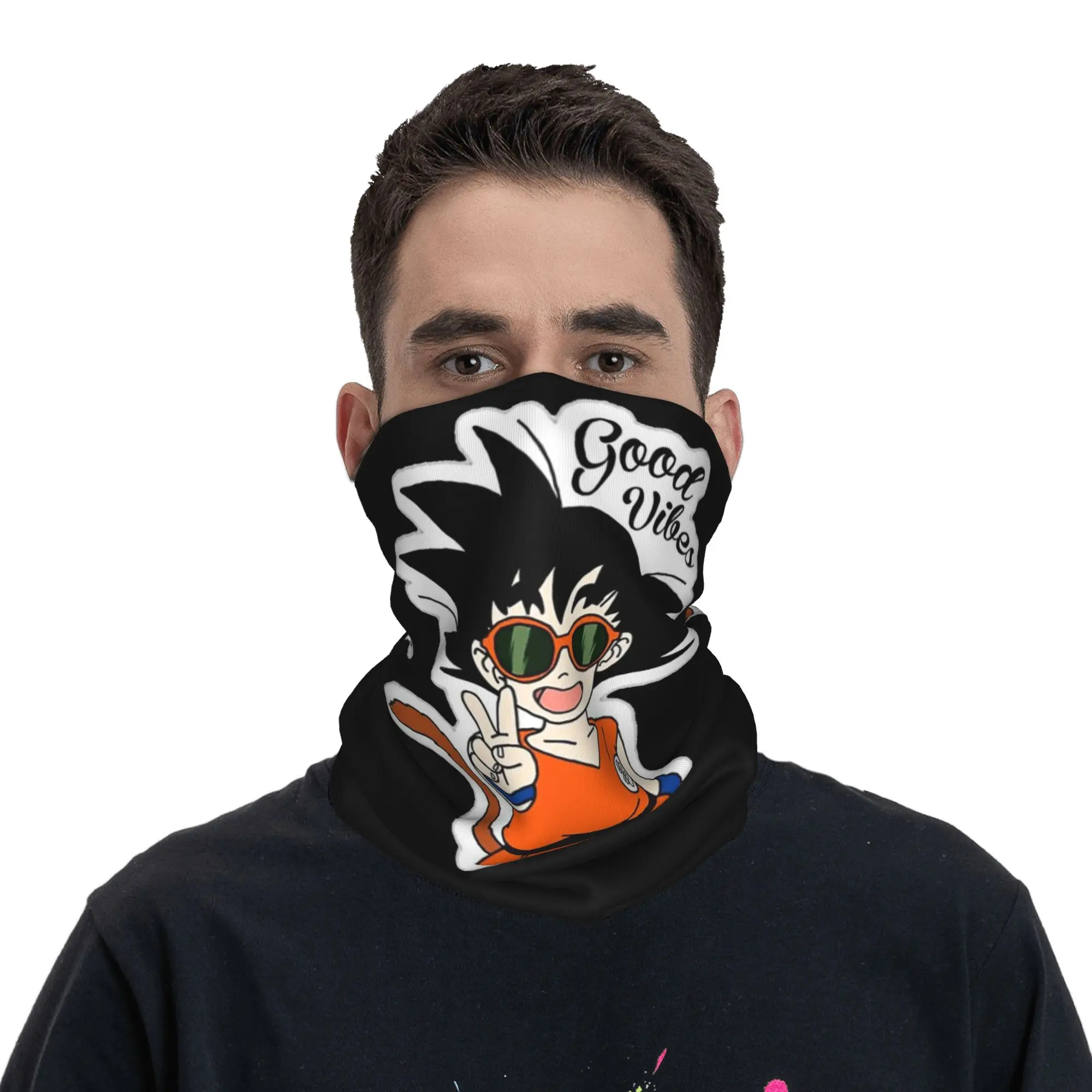 Bufanda con diseño de Dragon Ball, Dragon Ball Z, DBZ, para cubrir el cuello, tipo bandana, ideal para el verano, para hacer senderismo, mascarilla facial, unisex, resistente al viento.