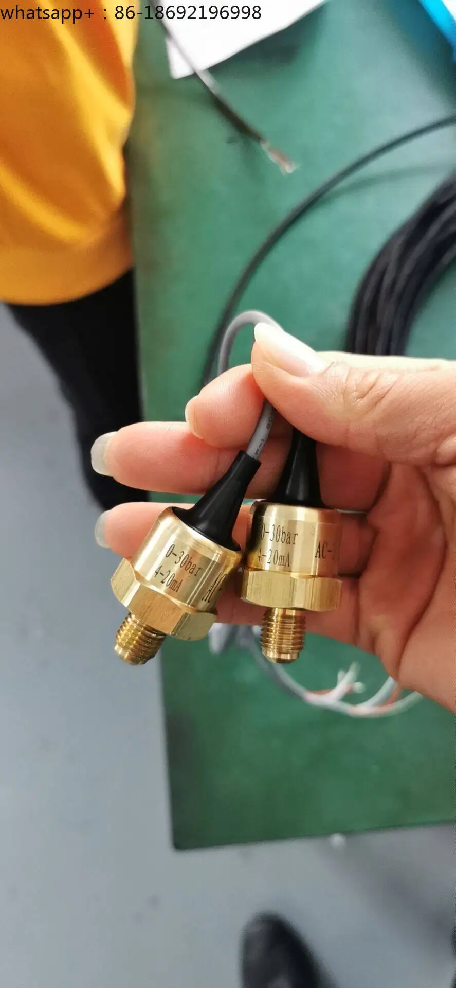 AC-1 Series High and Low Pressure Pressure Sensor Air Conditioner Refrigeration Freon 30bar/4-20ma