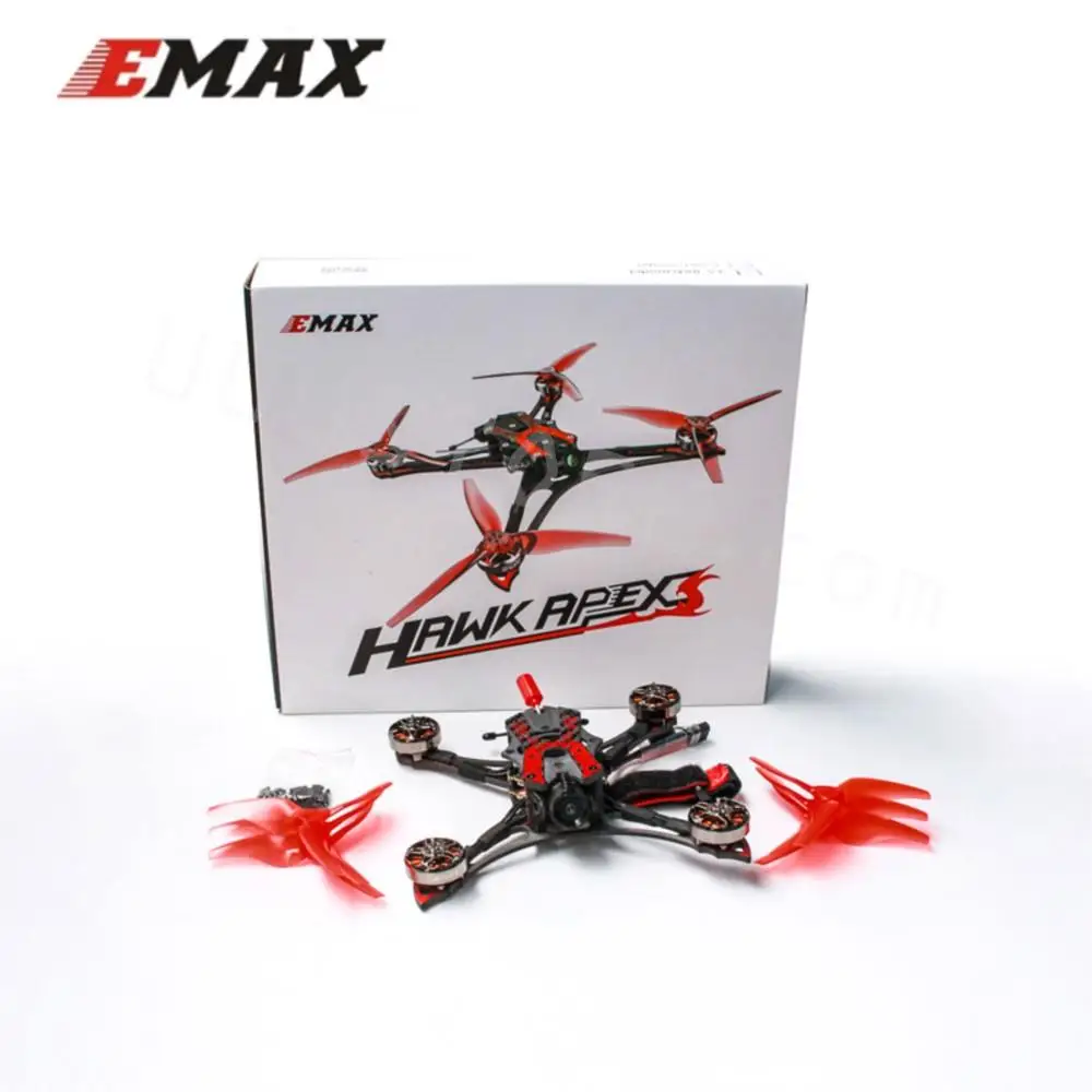 

Emax Hawk Apex FPV Racing Drone ECOII2004 Motor 3.5-5Inch PNP /BNF ELRS Rx Quadcopter Runcam Nano HDZero FPV Drone 720p Camera