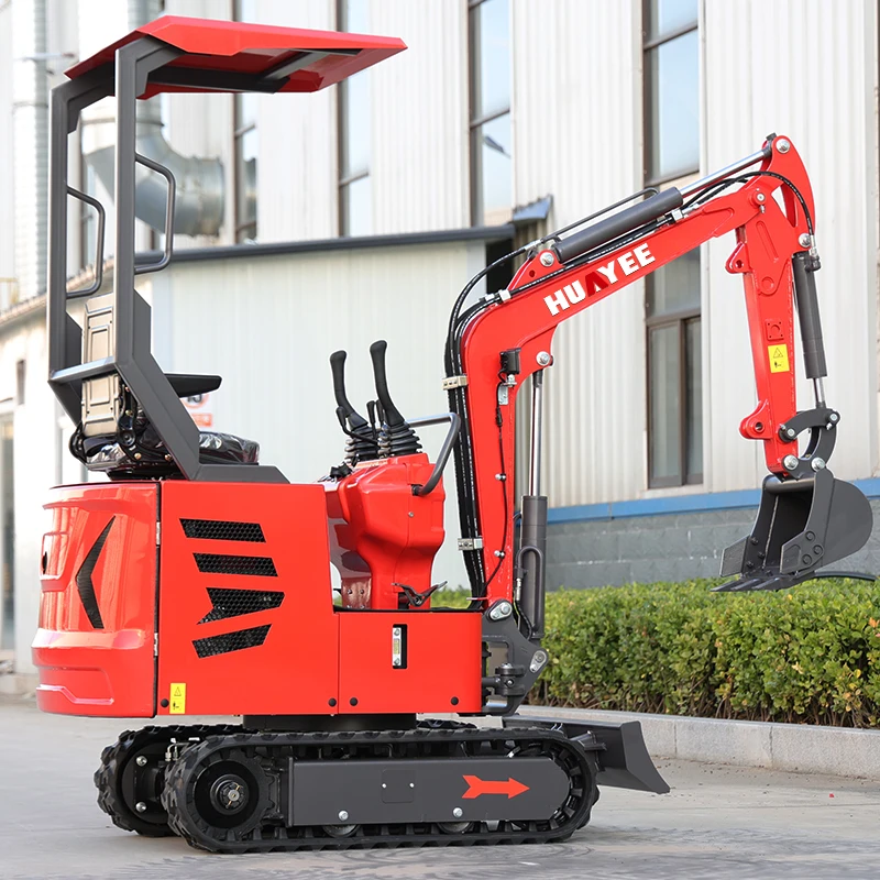 Fast delivery 1 Ton Mini Excavators Customize CE EPA Euro 5 Engine Crawler Digger Farm Home Mini Excavator 1 Ton  Machine