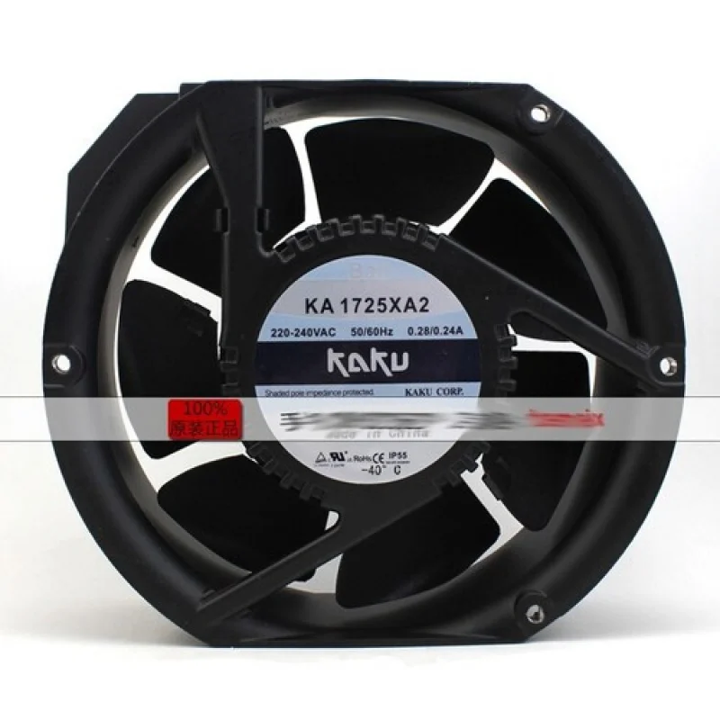 

C for KAKU KA1725XA2 220V 0.28A/0.24A metal heat-resistant cooling fan