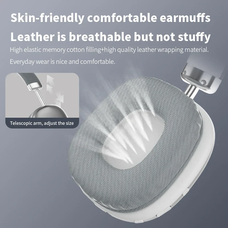 2025 جديد الهواء ماكس سماعات بلوتوث سماعة فوق الأذن سماعات لاسلكية ستيريو المحيطي الألعاب لابل آيفون شاومي الهاتف