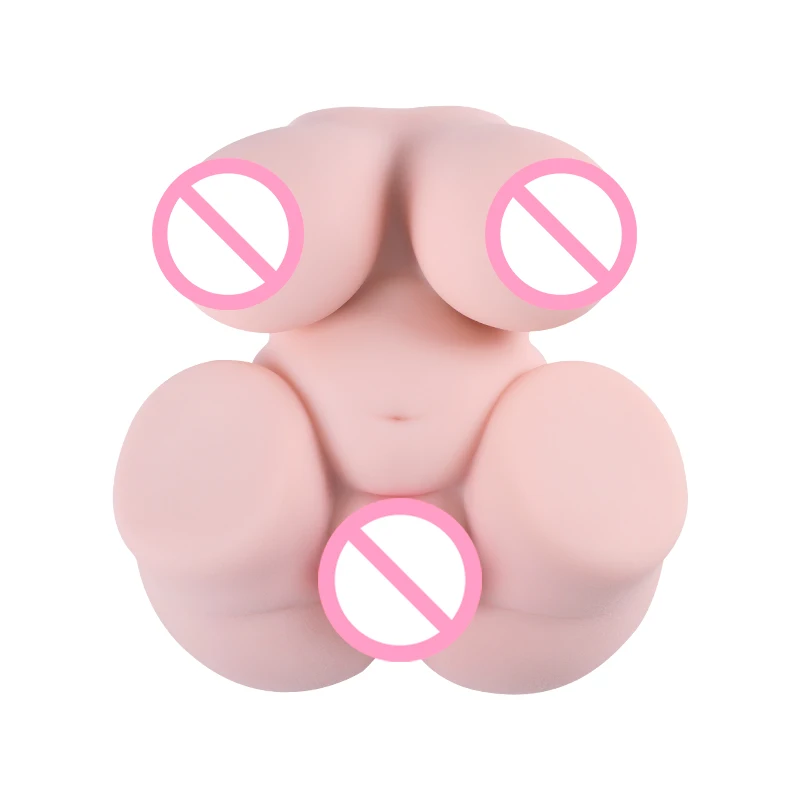 Realistic Male Masturbator Thick Curvy Soft TPE Big Chest Big Butt Mannequin Realistic Skin Texture Adult Toys for Men