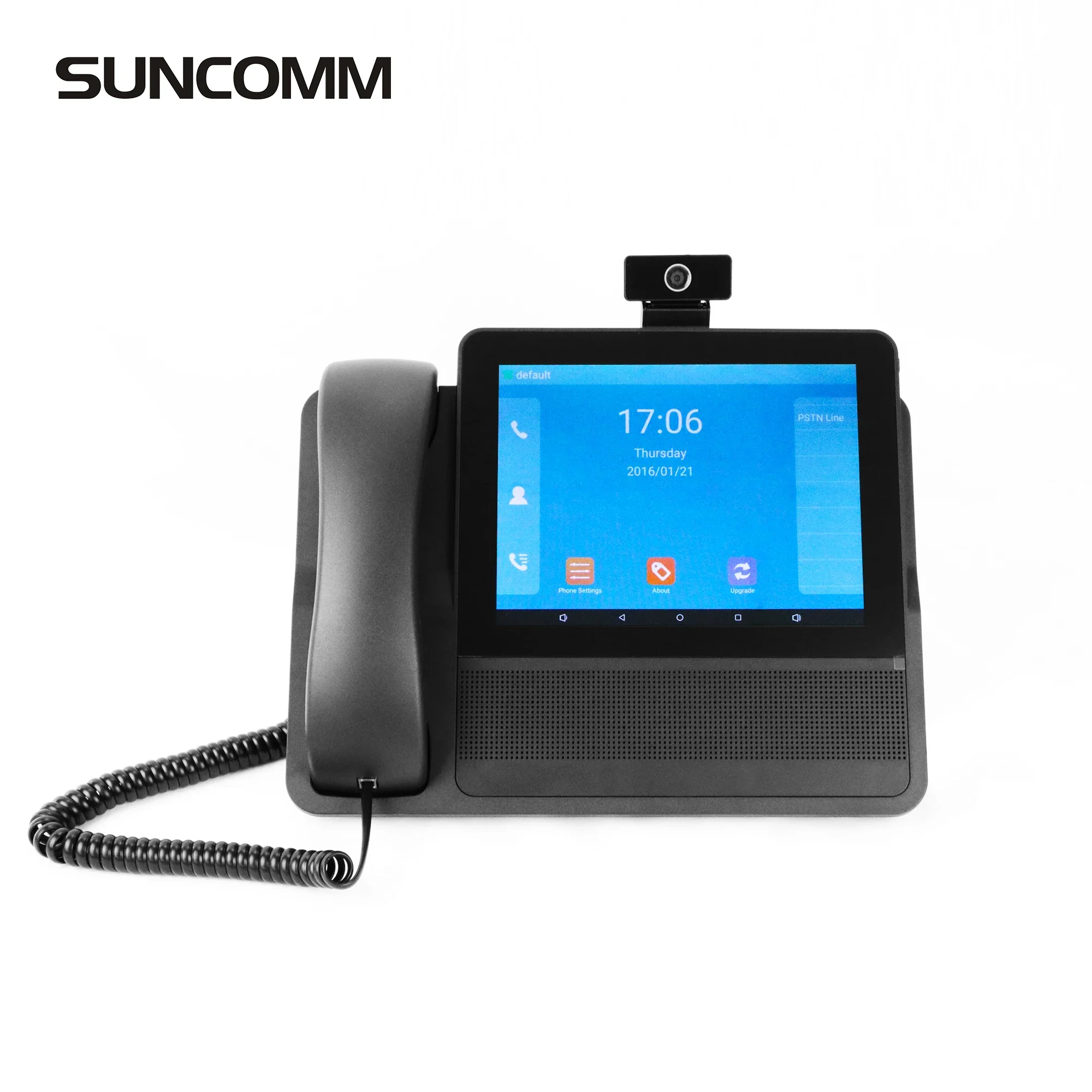 2026 VOIP Telephone WiFi Android 8 inch 4G Smart Phone Waterproof business hotel home Video Telephone Android