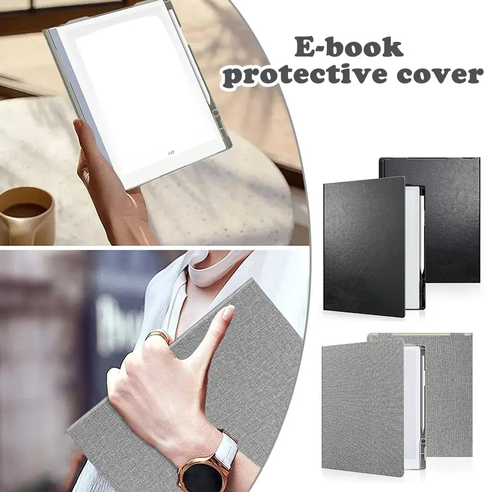 1 buah tempat pensil bawaan untuk Funda Wonderful Paper Pro (2024) casing 11.8 "EBook Slim Flip Book Cover Hard Coque Y7B6