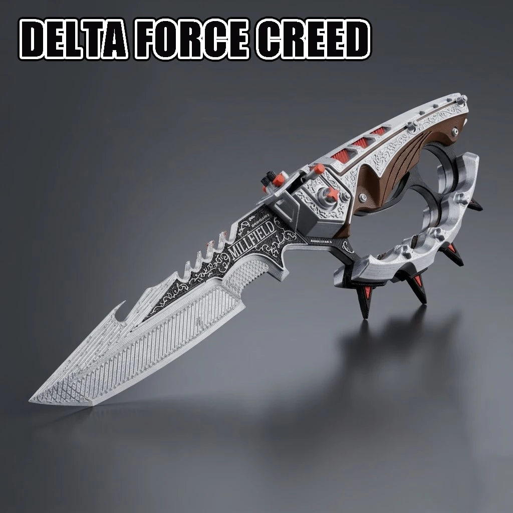 

Delta Force Creed 3D Printed Model Game Peripherals Desktop Ornament Collection Grade Craftsmanship Gift for Friends