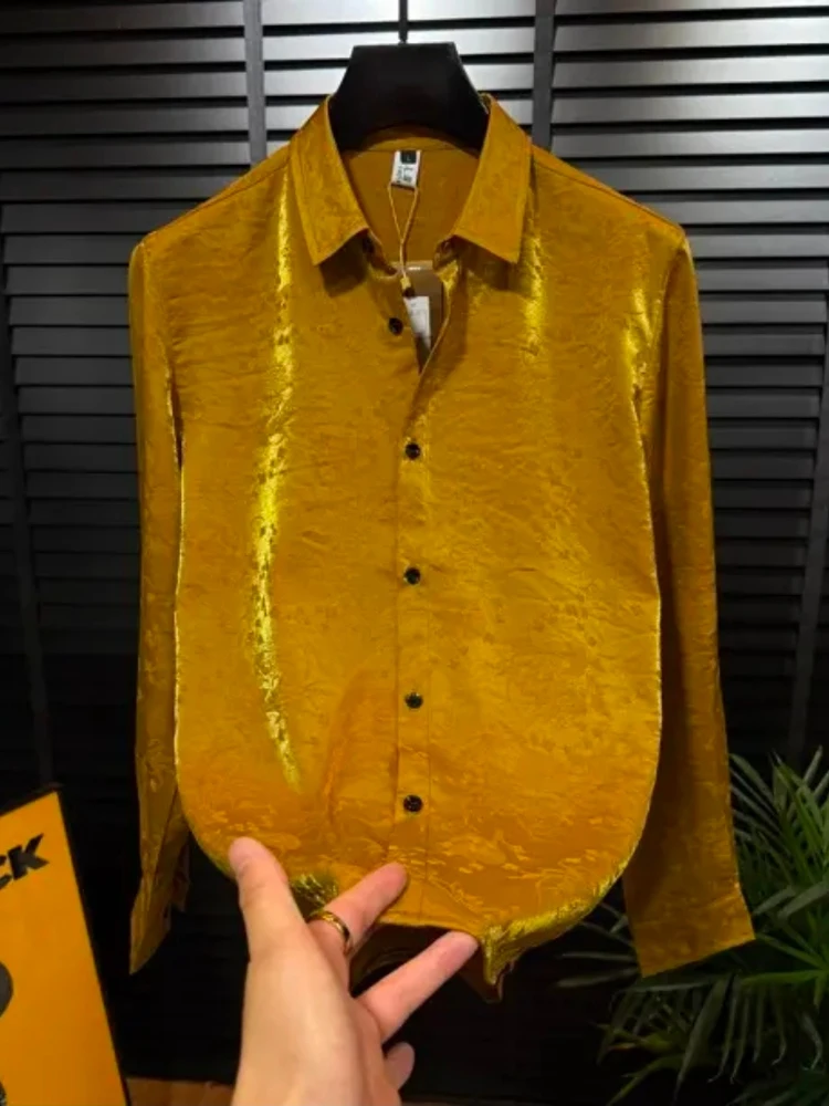 

Новая осенняя мужская длинная рубашка-свитер высокого качества, повседневная, премиум-класса, легкая, с индивидуальным простым дизайном, для бизнеса...