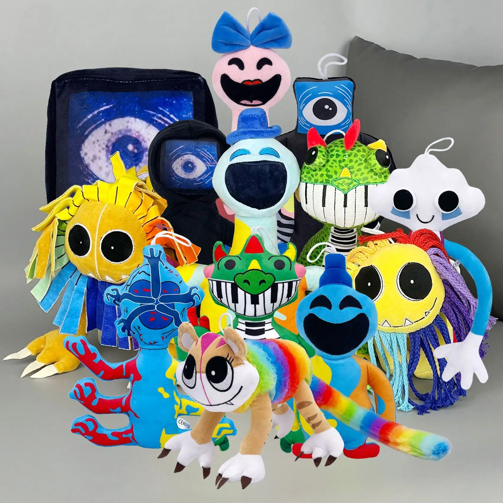

Nightmare Critters Plush Dolls Color Doll Smile Critters Cotton Soft Stuffed Sofa Decoration Birthday Gifts for Kid Blind Box
